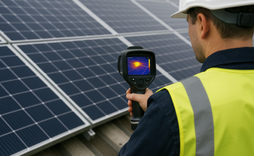 Termowizja paneli fotowoltaicznych