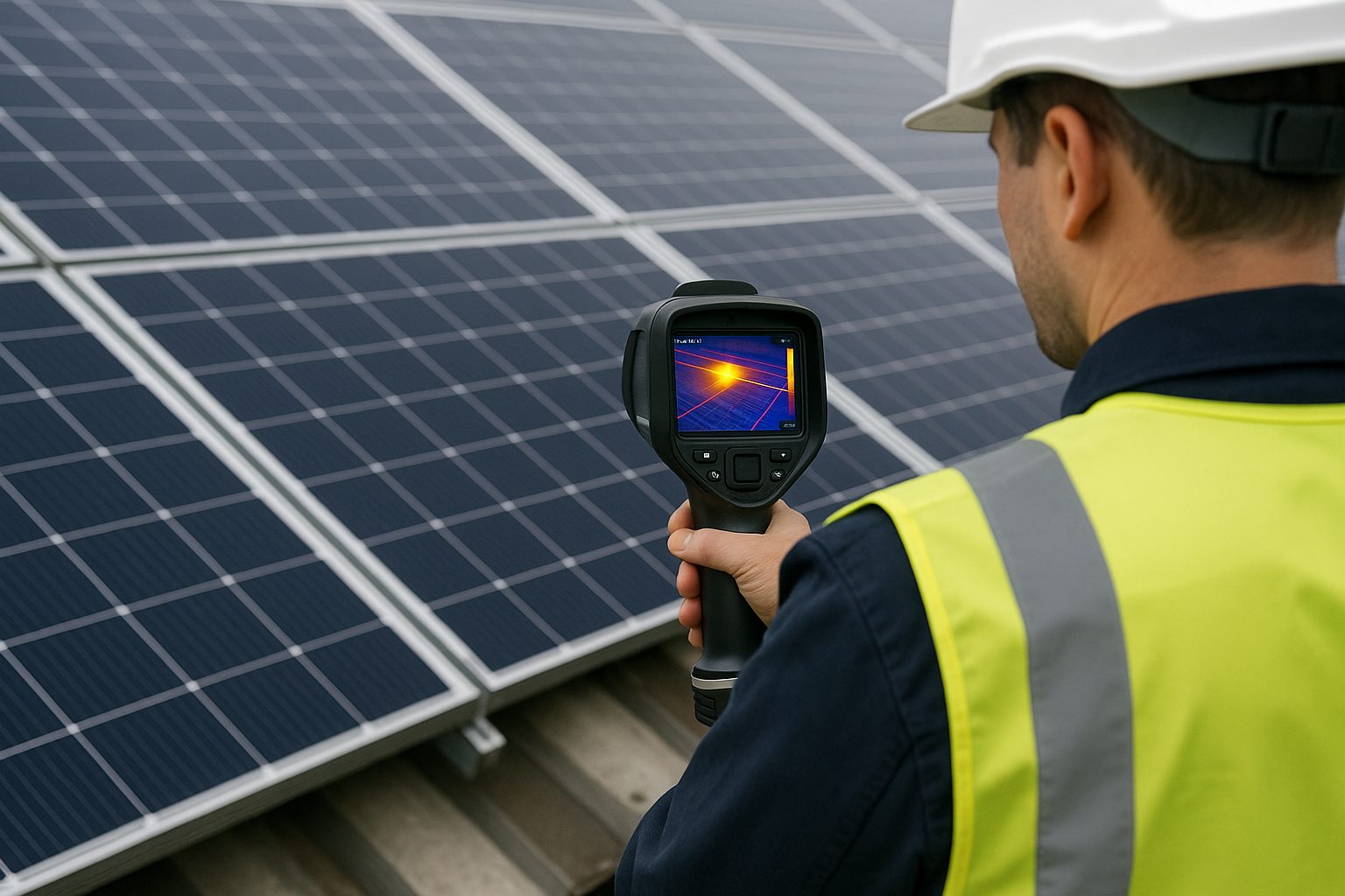 Termowizja paneli fotowoltaicznych